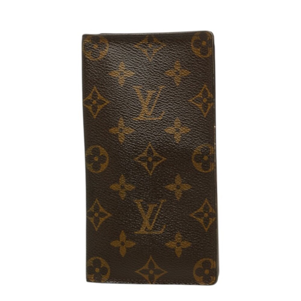 Louis Vuitton Monogram Portefeuille Valeur Cartes Credit Long Wallet, Billfol...